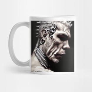 Cool Spiked Metal Cyborg Dude Mug